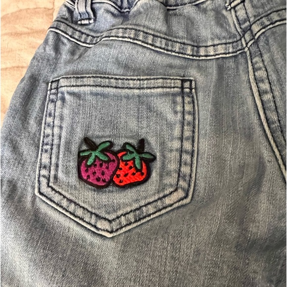 Hannah Andersson Girl’s Blue Jean Shorts Size 6 - 7 - Picture 3 of 6